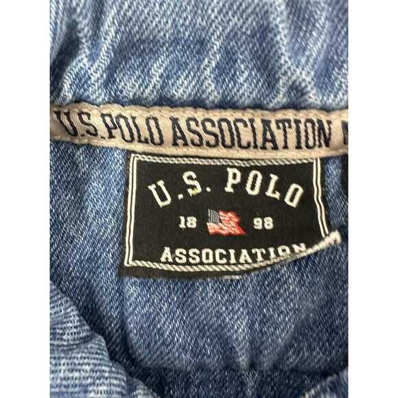 US Polo vintage 90’ kids Blue Jean Denim Jacket - Childs Size 4  great condition - Picture 4 of 9